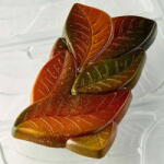 Pavoni Tablete Ciocolata 15.4 x 7.7 x H 1.1 cm - Matrita policarbonat Frunze, 3 cavitati, 100 gr (PC5077FR)