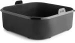 IBILI Container patrat pentru friteuza cu aer cald IBILI, 20x20x7 cm, din silicon platina (876220)