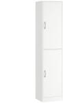HOMCOM Bibliotecă Înaltă 180 cm, Raft Modern cu 5 Niveluri Reglabile, Mobilier Independent pentru Living, Dormitor, Birou, Alb | Aosom Romania (836-703V90WT) Biblioteca