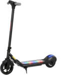 SPORTNOW Trotinetă electrică copii 6-14 ani, ecran LED, lumini RGB, roți 16, 5 cm, viteză 10 km/h, pornire prin împingere, negru | Aosom Romania (AA1-133V90BK)