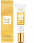 DERMIKA Luxury Gold 24K szemkrém, Regenerálás és simítás, 15 ml