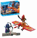 Playmobil - Jucarie de rol Lupta eroului cu drona si maleficul Ninja (PM71833) - roua