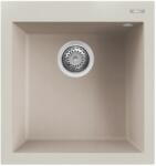 Elleci - Egy medencés gránit mosogatótálca Quadra 102 G39 Bianco soft - LGQ10239 (Elle-LGQ10239)