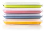 IBILI Set 4 Capace pentru Mezeluri IBILI, 24, 8 x 14, 4 x 3, 3 cm, Plastic BPA-Free, Culori Diverse (686750)