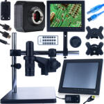 Rosfix Earth Pro MCEP-0.5X-PZRR digitális mikroszkóp állítható karral + 8 hüvelykes kijelzővel + digitális mikroszkóp tartóval + ORION Pro kamerával