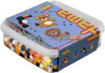 Hama Set Creativ Hama cu Perle Maxi, 600 Bucle Colorate, Placa Lowe si Elefant (8751)