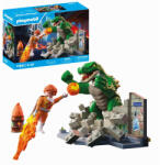 Playmobil - Jucarie de rol Lupta eroului cu soparla uriasa (PM71831) - roua