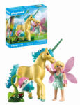 Playmobil - Jucarie de rol Figurina de colectie unicornul Sunshine Blossom si zana (PM71842) - roua