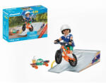 Playmobil - Promo Pack figurina Skater si rampa (PM71798) - roua
