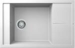 Elleci - Csepptálcás gránit mosogatótálca Unico 305 G68 Bianco - LGU30568 (Elle-LGU30568)