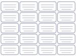 Herlitz 09055807 20db-os iskolai etikett (09055807)