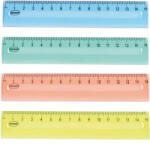 Centrum Átlátszó Műanyag Vonalzó - 15 cm (80725)