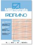 FABRIANO A3 80g 10lapos milliméterpapír tömb (19100662)