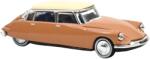 Norev Model de colecționar NOREV Modern: Mașini - Citroen DS 19 1959 Ecaille Blonde with white roof (157090)