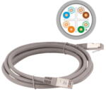 ALANTEC Patch Cord ALANTEC FTP cat. 6, 2m, Gri (KKS6SZA2.0)