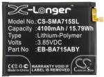 Cameron Sino Samsung A71 5G CAMERON SINO Li-Polymer akku 3.85V/4100mAh, Samsung EB-BA715ABY kompatibilis, FEKETE (CS-SMA715SL)