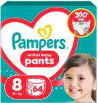 Pampers Scutece-chiloțel Pampers Active Baby 17kg+ XL 8 (64buc) (80893816)