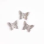 Penta Collection Fém díszítőelem, pillangó 1, 8 x 2 cm, 10 db/csomag