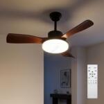 Brilagi - Димируем LED таванен вентилатор LED/34W/230V 106 см черен/кафяв + с дистанционно управление (BG4001)