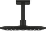 GROHE Rainshower SmartActive 130 cap de duș cu braț 31x31 cm pătrat negru 264812430 (264812430)