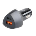 LAMPA univerzális szivargyújtós gyorstöltő 12/24V 36W USB/USB-C (0138716) (0138716) - aqua