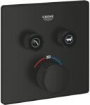 GROHE Grohtherm SmartControl kád és zuhany csaptelep süllyesztett z termosztáttal fekete 291242430 (291242430)