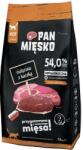 Pan Mięsko PAN MIĘSKO Borjúhús kacsával, M méret, 1, 6 kg, macskáknak