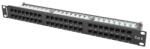 Lanberg PPU6-1048-B 19" 1U 48port Cat. 6 UTP árnyékolatlan fekete patch panel (PPU6-1048-B)