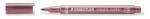 STAEDTLER Marker decorativ, 1-2 mm, vârf conic, STAEDTLER "8323", roșu metalizat