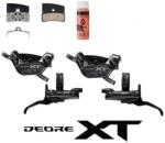 Shimano Frână hidraulică Shimano XT BR-M8220, față+spate, 4-piston, Post Mount