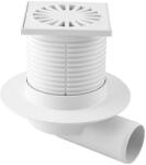 MCH Chudej Sifon de pardoseala MCH cu iesire orizontala DN 50 H reglabil- plastic cu guler (MCH.410L)