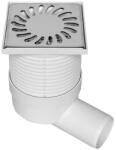 MCH Chudej Sifon de pardoseala MCH cu iesire orizontala DN 50 H reglabil otel inox (MCH.413)
