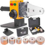 Powermat Műanyag Csőhegesztő Gép - 1500W, 20-63mm - 6 db Teflonos Matrica (PM-ZGP-1500T2) (POW-PM1053)