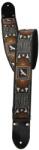 PRS Guitars PRS Deluxe Retro Strap Custom Beige Birds - gitárheveder