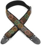 PRS Guitars PRS Deluxe Retro Guitar Strap Custom Jacquard Orange Birds - gitárheveder