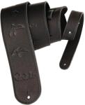 PRS Guitars PRS Birds Leather Strap Black - bőr gitárheveder
