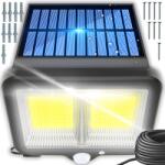Retoo 108 LED-es reflektor napelemes mozgásérzékelővel, E864 (E864)