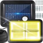 Retoo 128 LED-es napelemes reflektor mozgásérzékelővel, IP44 (E866)
