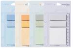 Deli Set notes autoadeziv 52 x 52mm 30file + 2 x index 17 x 52mm pastel NUSIGN DELI (DLENS355)