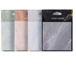 Deli Notes autoadeziv 74 x 74mm 60file/set 80g/mp marmorat NUSIGN DELI (DLENS357-C)