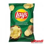 Lay's Чипс Lay's Сметана и копър 125гр
