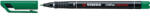 STABILO OHPen F alkoholos marker, 0, 7 mm, zöld (TST84236)