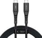 Tech-Protect Ub11t Ultraboost Cablu Usb-c Pd 100w / Qc3.0 200cm Negru (5906302390724)