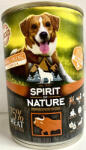 Spirit of Nature Hipoallergén KUTYA konzerv 415g Bölény