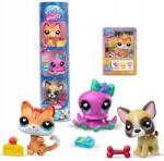 MGA Entertainment Littlest Pet Shop: Pisicuță, caracatiță, cățeluș - set de 3 figurine, seria a 4-a (LPS00735/00737) Figurina