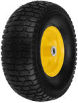 DENZEL 16/6-6, D 360 mm 250 kg kézikocsi/ talicska pótkerék, D- csapágy: 16 mm, tengelyhossz 100 mm (6899877)