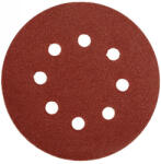 TOYA Tépőzáras fíbertárcsa 125 mm / P150 8 lyukas (5 db) (YT-83456)