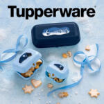 Tupperware Uzsidoboz/uzsonnás doboz szett, 3 db-os, Nagy, Karácsonyi - Tupperware