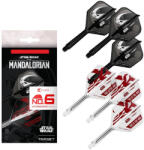 Target Flututas si tija darts STAR WARS TARGET K-Flex Mandalorian multi-pack, fluturas No6 si tija medie (TRG410624)