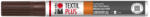 Marabu Textil Plus textilfilc - középbarna 046, 3 mm